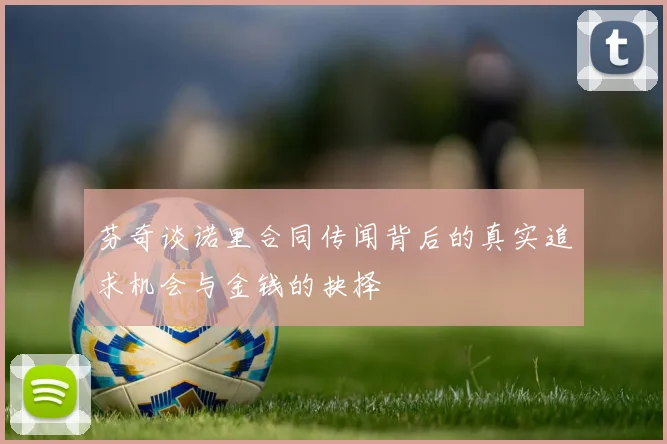 芬奇谈诺里合同传闻背后的真实追求机会与金钱的抉择